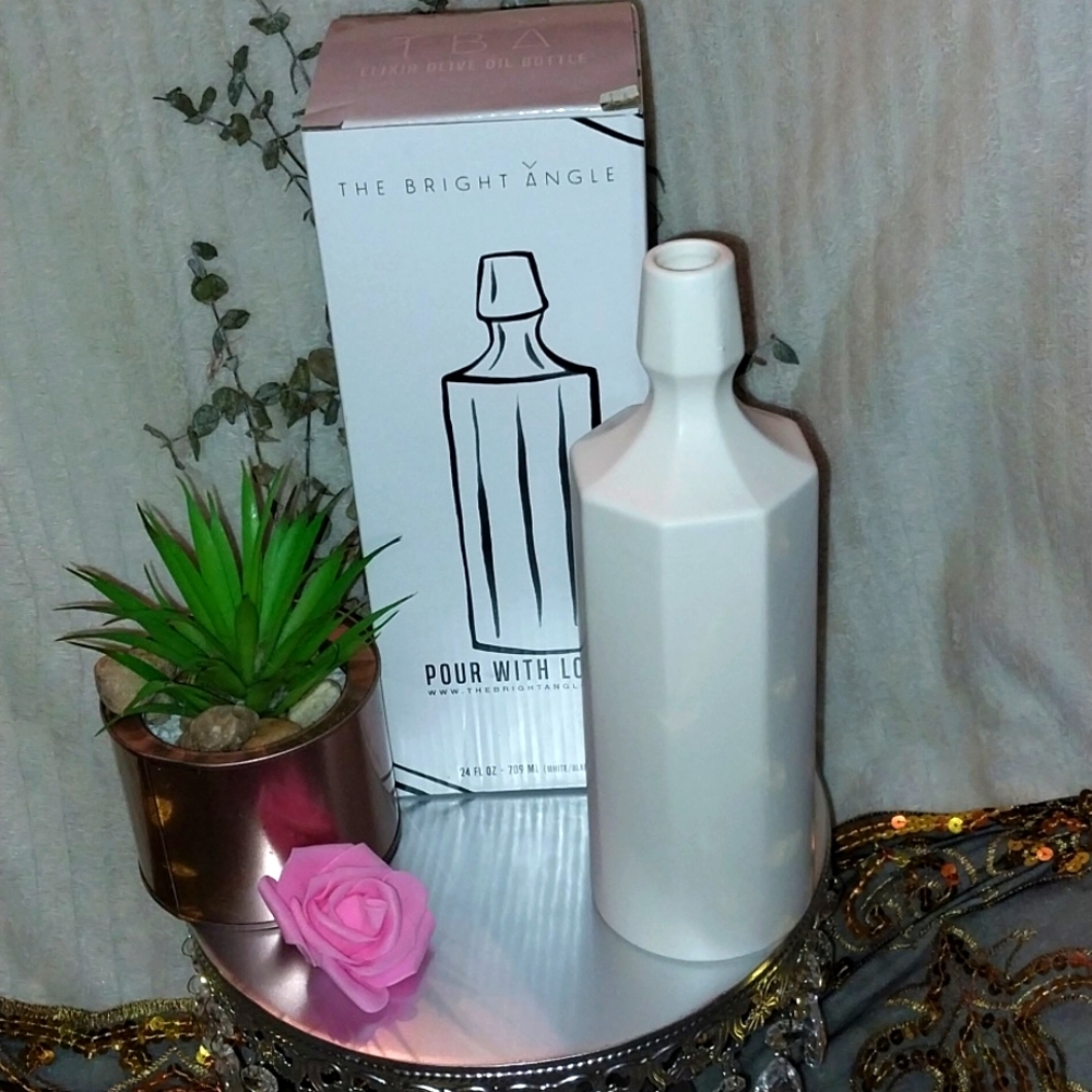 NEW "The Elixir Bottle" designed to store olive oil,vinegar, soap & liquids